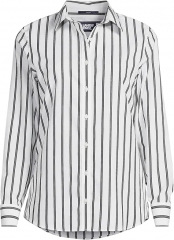 Lands' End Women's Pinwale Cord Long Sleeve Shirt 