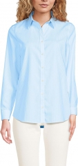Lands' End Women's Pinwale Cord Long Sleeve Shirt 